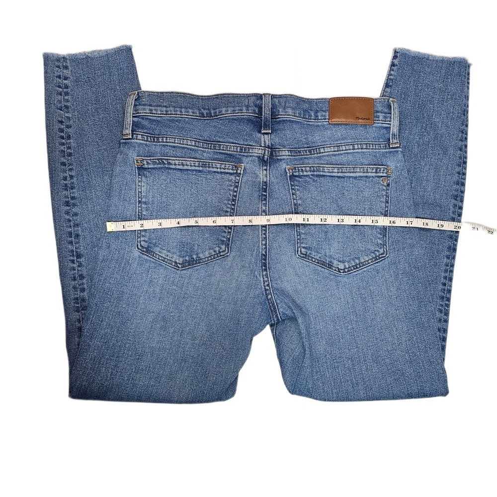 Madewell 9" Mid-Rise Skinny Women's Blue Jeans - Picture 9 of 10